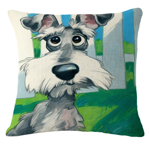 Federa a forma di cane dei cartoni animati