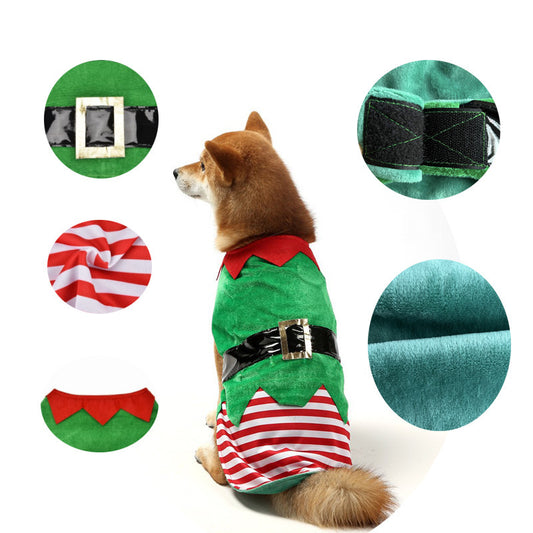 Costume da Elfo Verde per Animali Domestici - Dalla XS fino a XXL