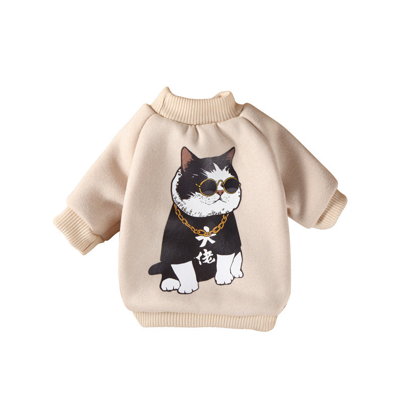 Maglione con motivo a cartoni animati per cani di piccola taglia