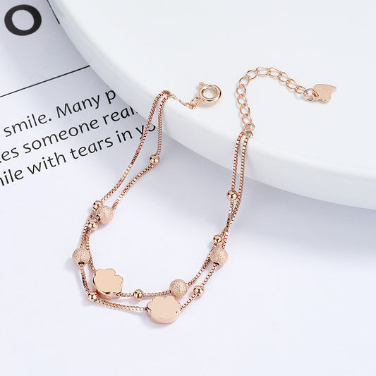 Bracciale a forma di zampa di gatto in ARGENTO STERLING 925