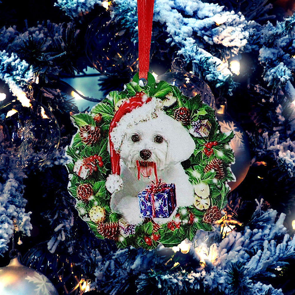 Decorazioni Natalizie da Appendere di legno