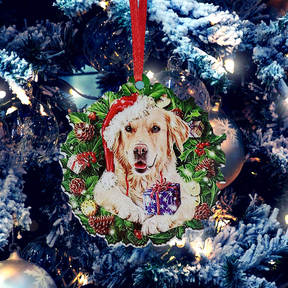 Decorazioni Natalizie da Appendere di legno