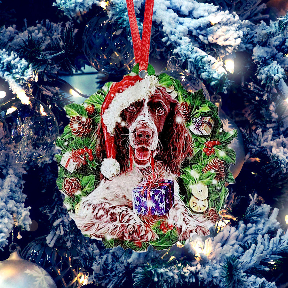 Decorazioni Natalizie da Appendere di legno