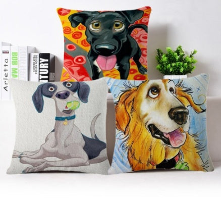 Federa a forma di cane dei cartoni animati