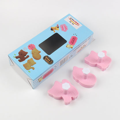 Stampo per Biscotti a Forma di Gatto 3 pezzi