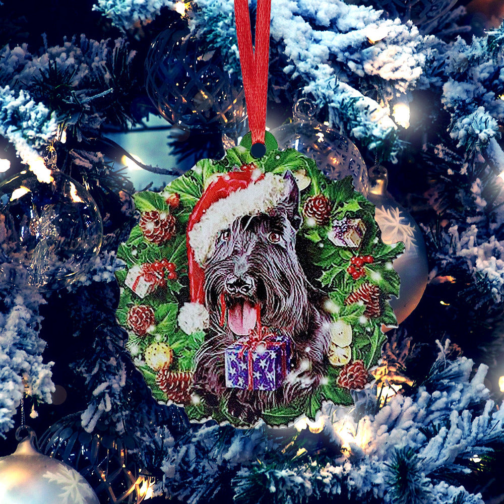 Decorazioni Natalizie da Appendere di legno