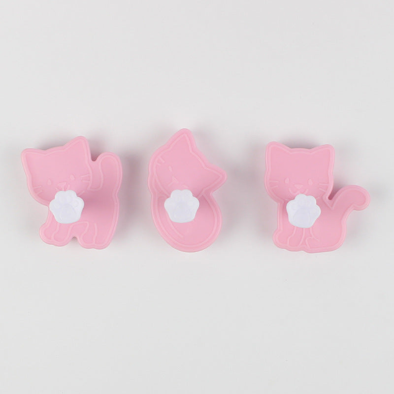 Stampo per Biscotti a Forma di Gatto 3 pezzi