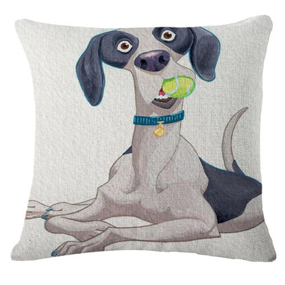 Federa a forma di cane dei cartoni animati