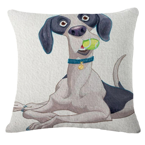 Federa a forma di cane dei cartoni animati