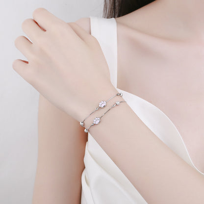 Bracciale a forma di zampa di gatto in  ARGENTO STERLING 925