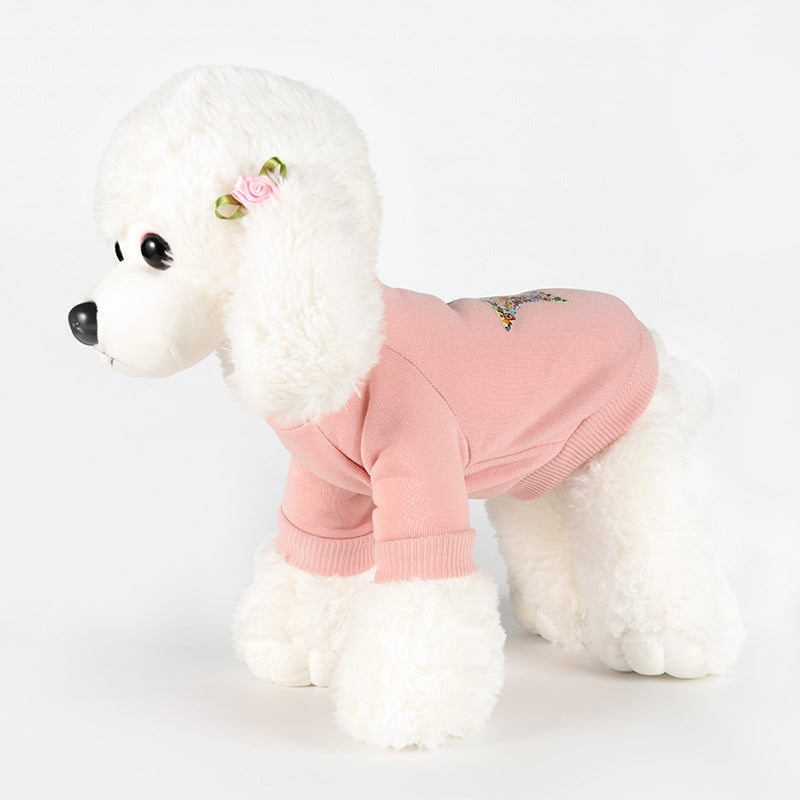 Maglione con motivo a cartoni animati per cani di piccola taglia