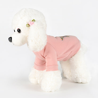 Maglione con motivo a cartoni animati per cani di piccola taglia
