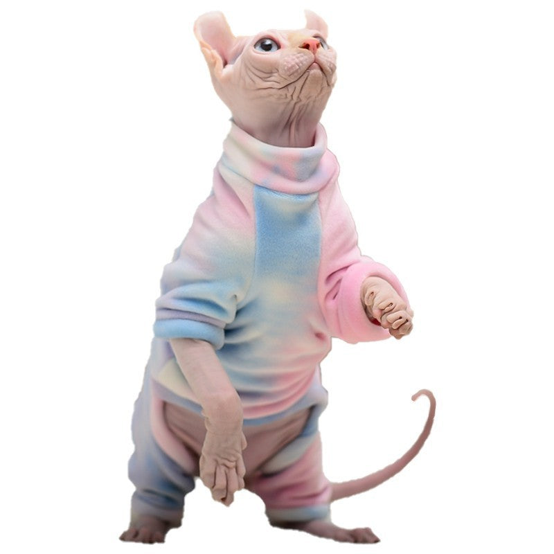 Giacca a Quattro Zampe in Velluto di Volpe Argentata